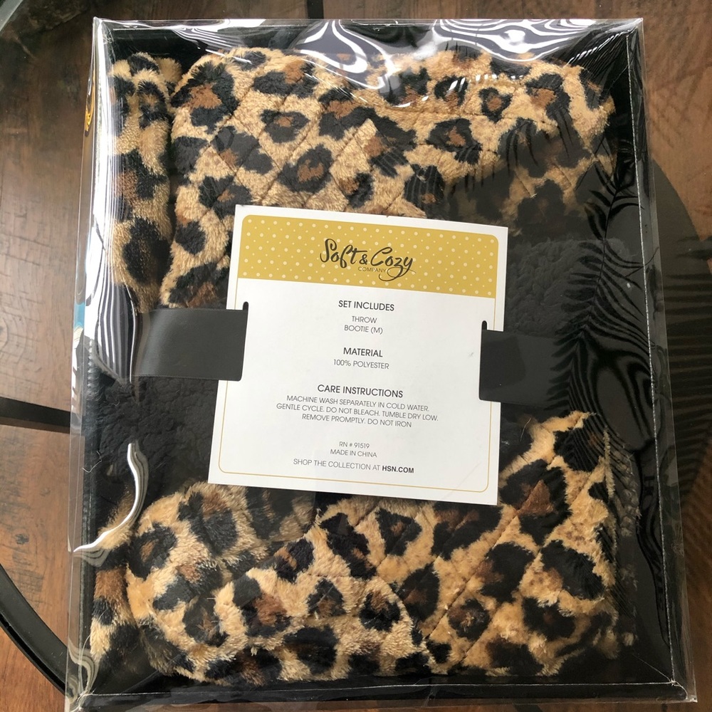 Soft and Cozy Throw and Bootie